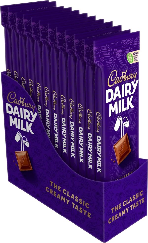 12 Bars of Dairy Milk Chocolates (38g each) 12 Bars of Dairy Milk Chocolates (38g Each)