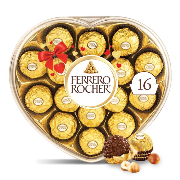 Ferrero Rocher in Heart Box - 16 pieces Ferrero Rocher in Heart Box - 16 pieces