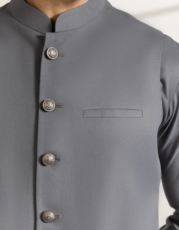 Light Blue Blended Semi-Formal Kameez Shalwar