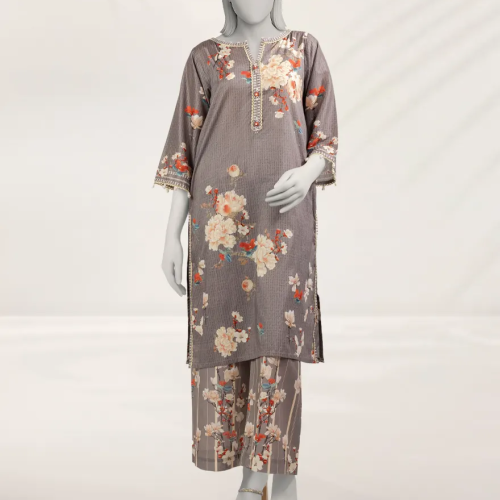 Multicolor Digital Printed Cambric Unstitched 2pc 1 Multicolor Digital Printed Cambric Unstitched 2pc