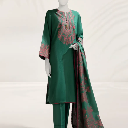 Multicolor Dyed Jacquard Unstitched 3pc 1 Multicolor Dyed Jacquard Unstitched 3pc