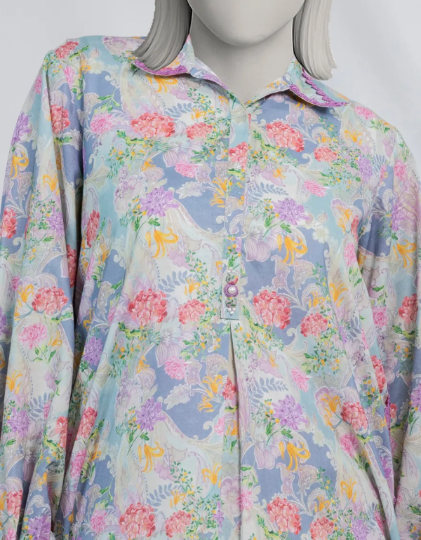 Multicolor Lawn Digital Printed Unstitched 1pc