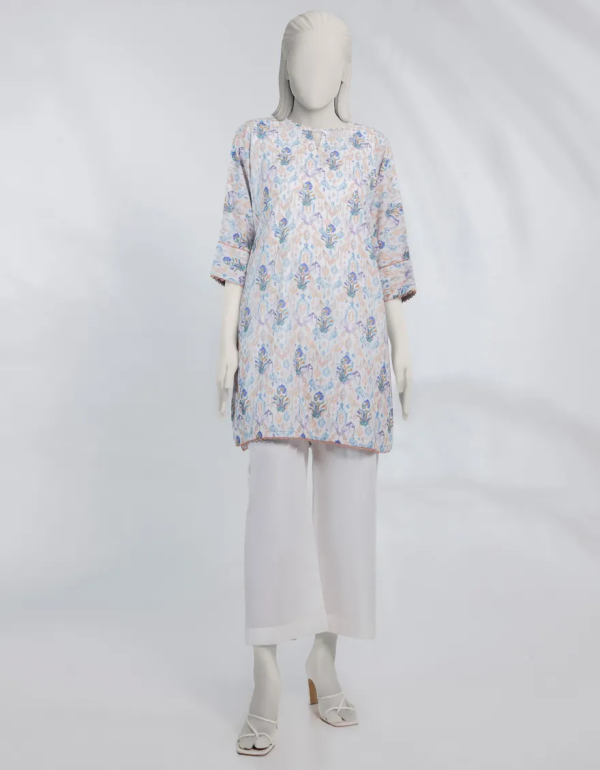 White Lawn Digital Printed Unstitched 1pc